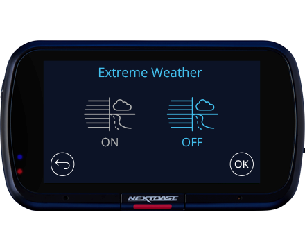 Nextbase Dash Cam Weather mode