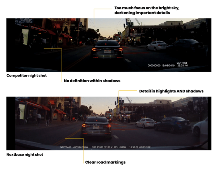 driving in the dark example